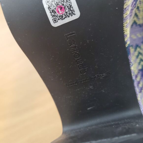 NEW Larroude Miso Purple Plaid Clogs - Picture 13 of 13